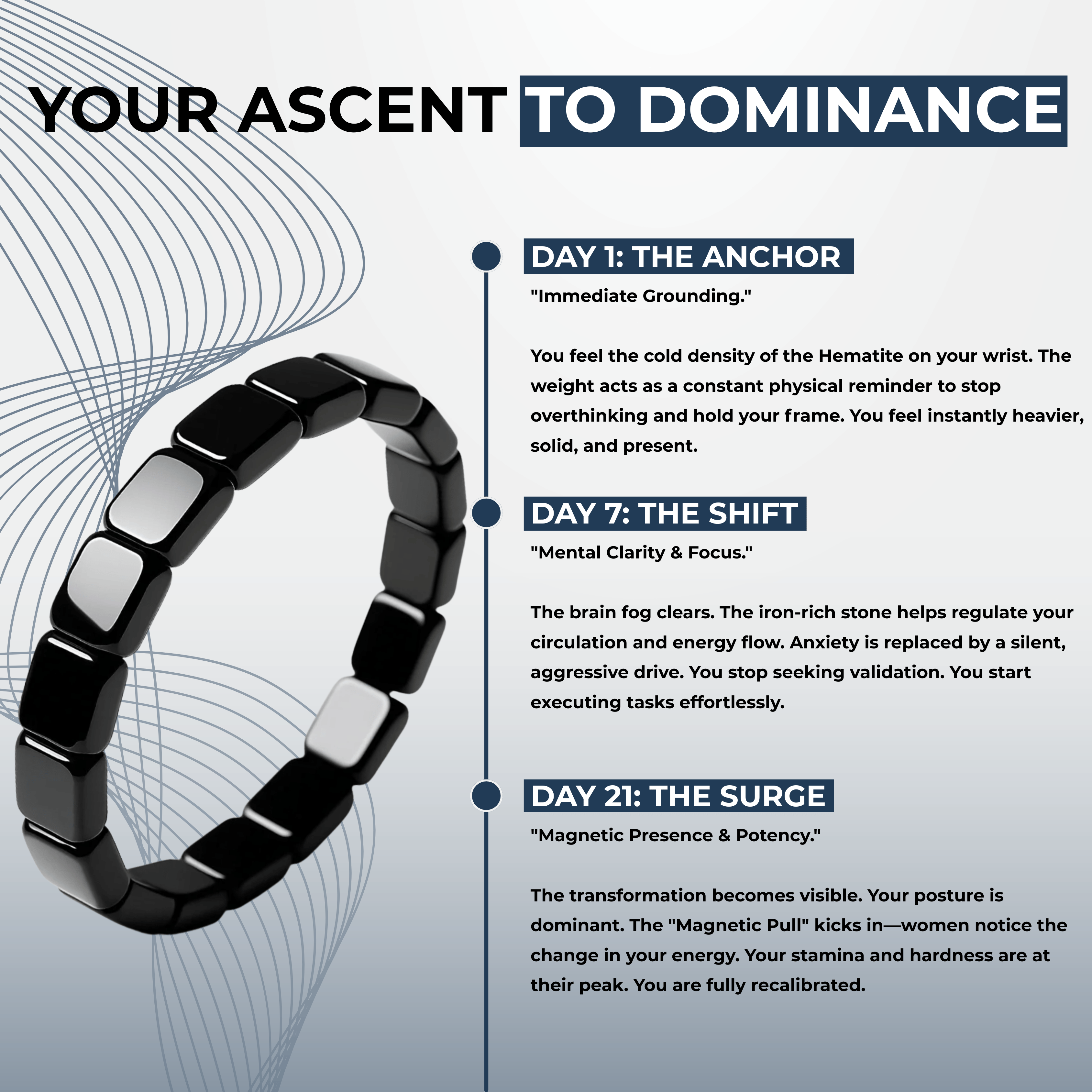 OMARYS® HEMATITE BRACELET