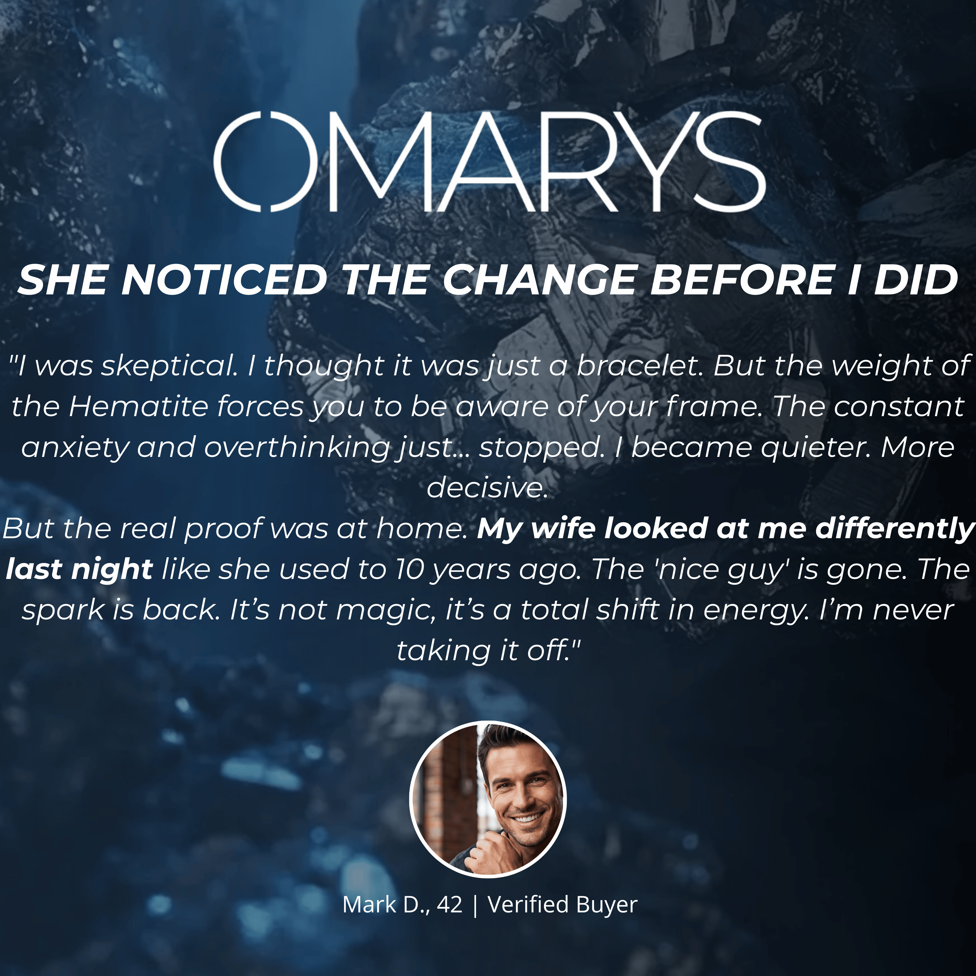 OMARYS® HEMATITE BRACELET